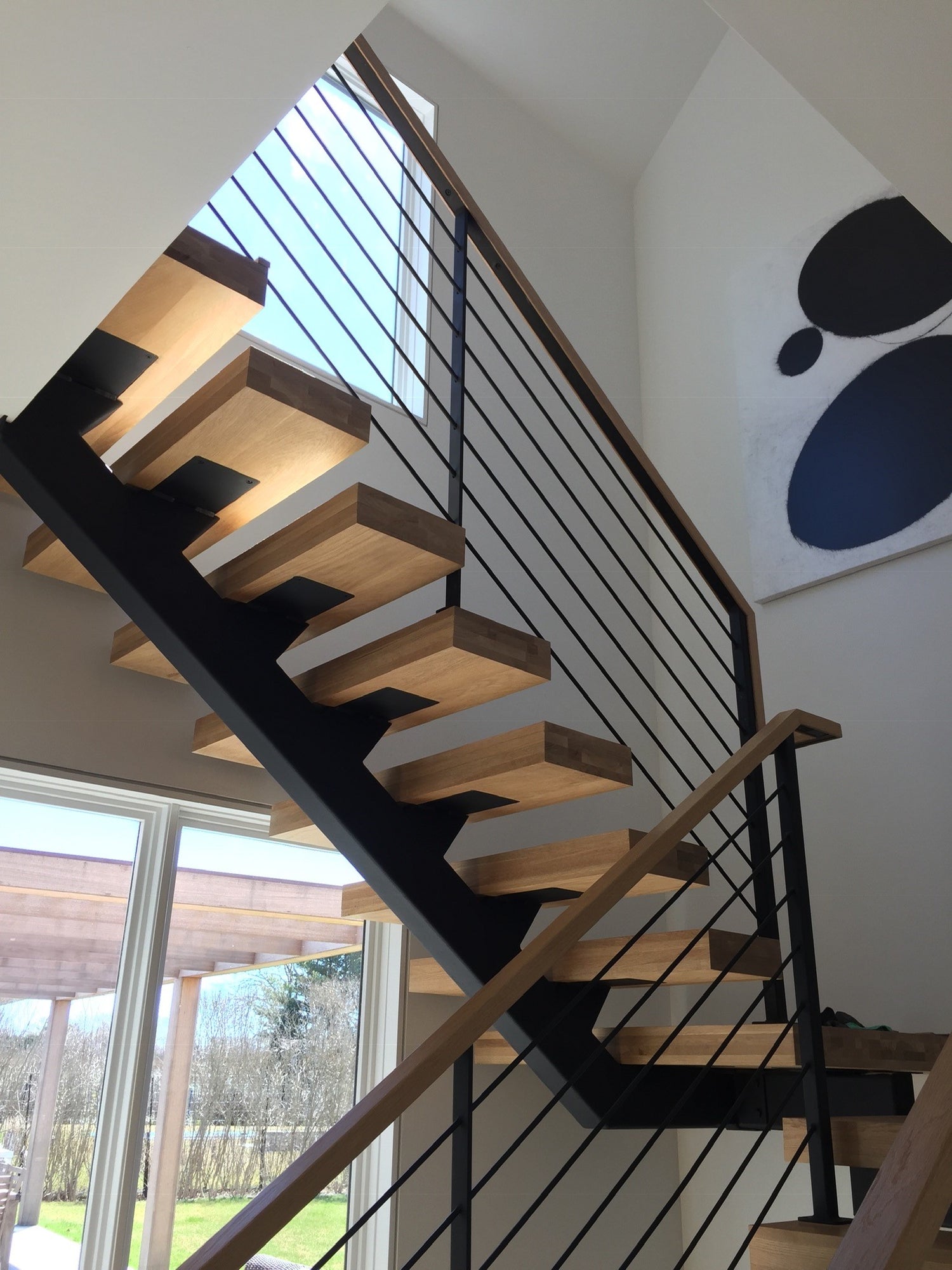 Central Stringer Stair Treads