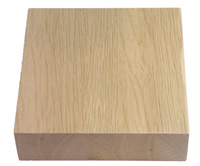Main courante Rectangulaire 1 5/8 x 2 1/2 Chêne Blanc - Online Wood Worker
