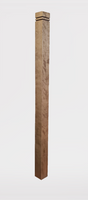 Demi Poteau d'escalier Zen-2 Chêne Blanc - Online Wood Worker
