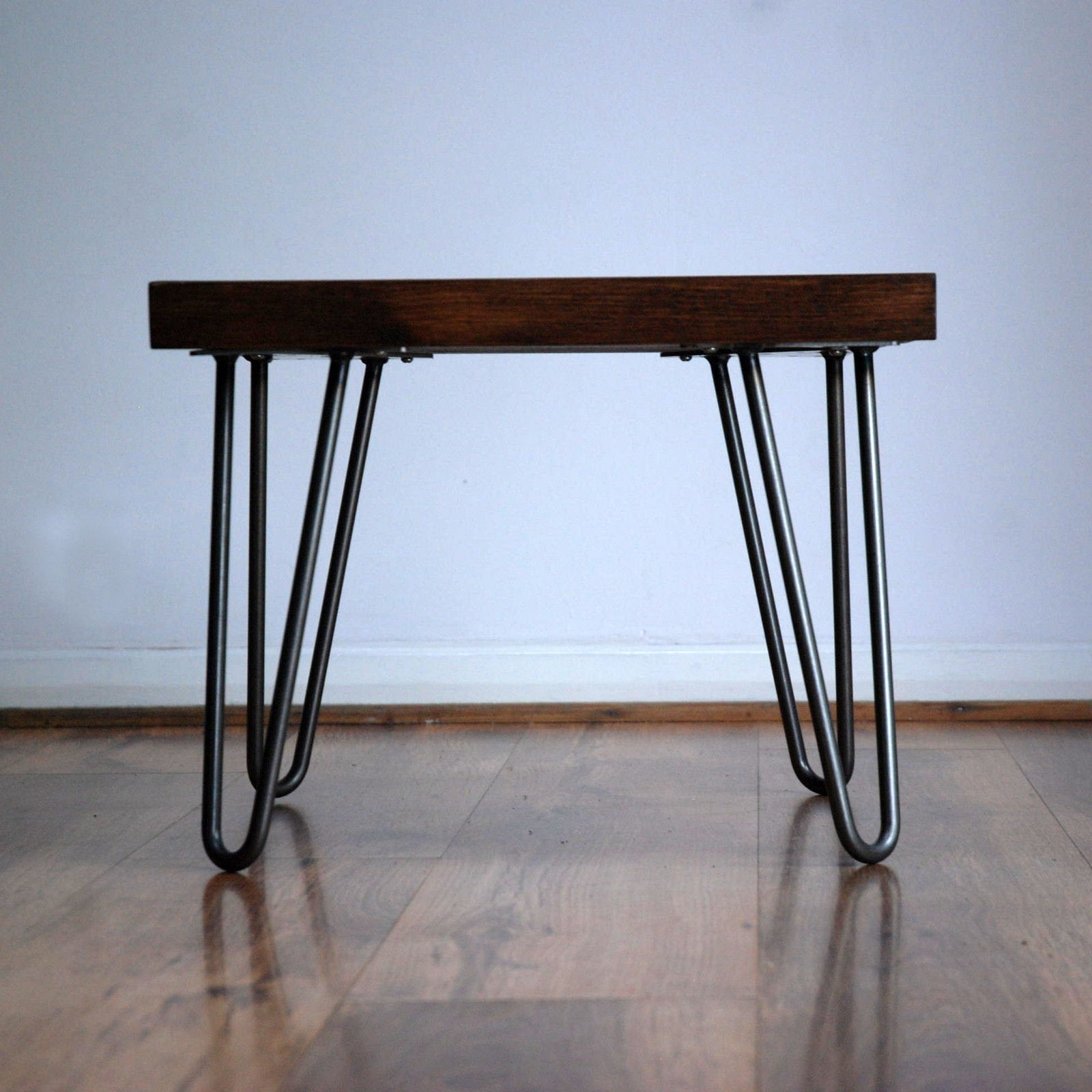 Coffee Table Rustic square Farmhouse Coffee Table coffee Tables with Hairpin Legs Offered in several colors - Online Wood Worker