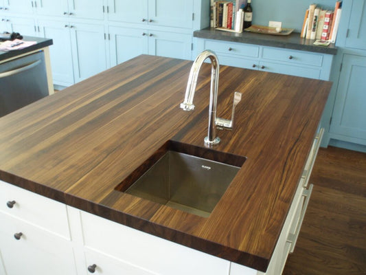Walnut Countertop Kitchen Island Top - Solid Wood Butcher Block - Various Colors and Size - Online Wood Worker