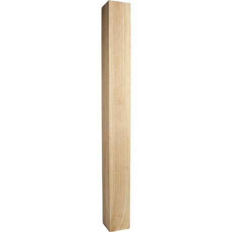 Poteau d'escalier Carré Chêne Rouge - Online Wood Worker
