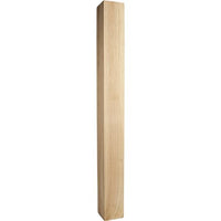 Demi Poteau d'escalier Carré Chêne Rouge - Online Wood Worker