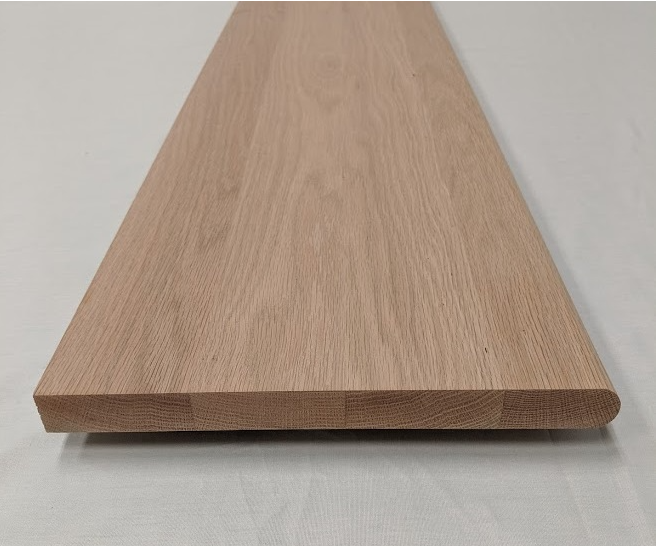 Marche en chêne Blanc 36 à 72 pouces 1  1/16 - Online Wood Worker